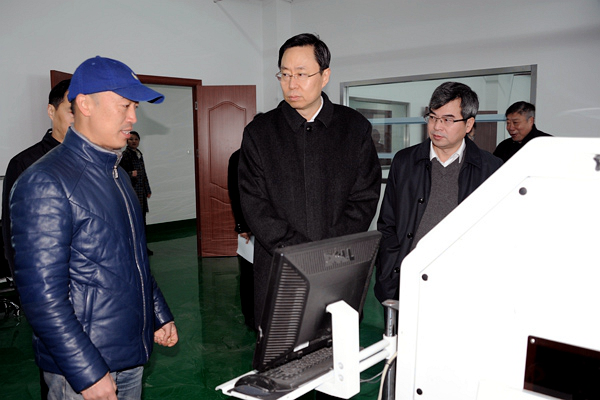 泰州市委書記、市人大常委會(huì)主任藍(lán)紹敏蒞臨公司調(diào)研項(xiàng)目建設(shè)情況